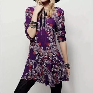 Free People Purple Smooth Talker Dress Size Medium